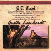 Gustav Leonhardt / Bach : Secular Cantatas (DP4702/프로모션)