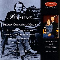 Claire Aebersold, Ralph Neiweem / Brahms Piano Concerto No. 1 &amp; Waltzes, Op. 39 (수입/DCD184)