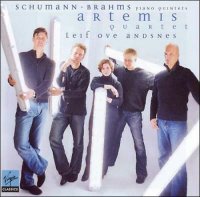 Leif Ove Andsnes, Artemis Quartett / 슈만, 브람스: 피아노 오중주 (Schumann, Brahms: Piano Quintets) (수입/009463954328)