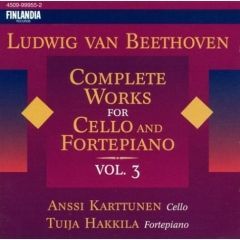 Anssi Karttunen, Tuija Hakkila / Beethoven : Complete Works For Cello And Fortepiano Vol.3 (수입/4509999552)