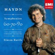 Simon Rattle / 하이든: 교향곡 60, 70, 90번 (Haydn: Symphonies Nos 60. 70 &amp; 90) (수입/CDC7542972)