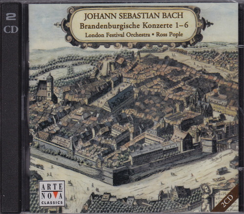 Ross Pople / Bach : Brandenburg Concertos 1-6 (2CD/수입/미개봉/74321340312)