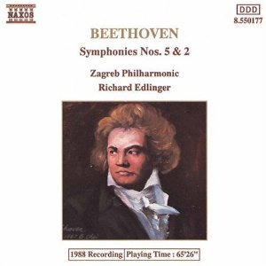 Richard Edlinger / 베토벤: 교향곡 5, 2번 (Beethoven: Symphony No.5 &amp; 2) (수입/8550177)