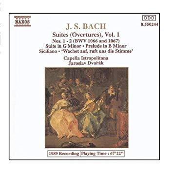 Jaroslav Dvorak, Capella Istropolitana / J.S. Bach : Suites (Overtures), Vol. 1 (수입/8550244)