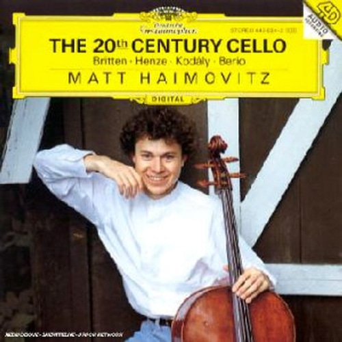 Matt Haimovitz / 20세기 첼로 음악 (The 20th Century Cello) (DG3797) (B)