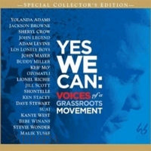 V.A. / Yes We Can : Voices Of A Grassroots (버락 오바마 서포터즈 공식 헌정 앨범) (Digipack/미개봉/프로모션)