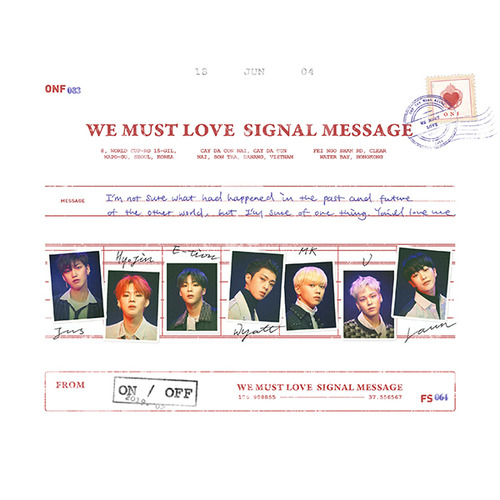 온앤오프 (ONF) / We Must Love (3rd Mini Album) (미개봉)