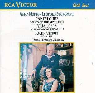 Anna Moffo, Leopold Stokowski / Canteloube : Songs of the Auvergne &amp; Villa-Lobos : Bachianas Brasileiras &amp; Rachmaninoff : Vocalise (수입78312RG)