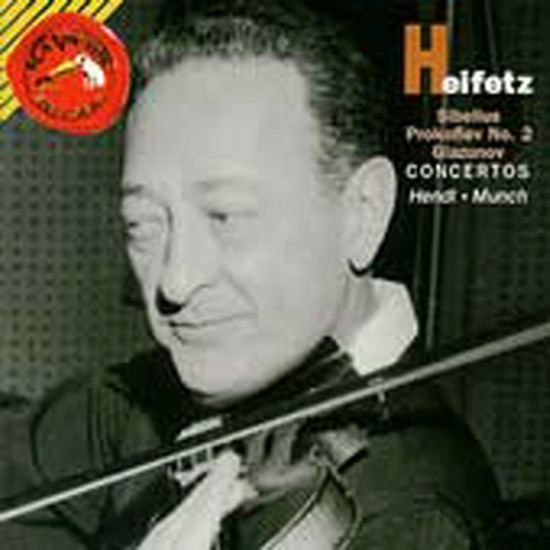 Jascha Heifetz / 시벨리우스, 프로코피에프, 글라주노프 : 바이올린 협주곡집 (Sibelius, Prokofiev, Glazunov : Violin Concertos) (수입/09026617442)