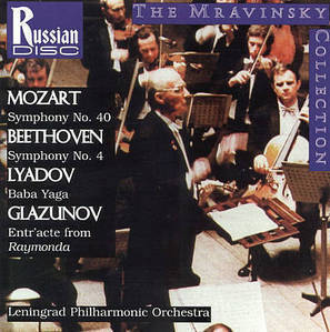 Evgeny Mravinsky / Mozart : Symphony No. 40 &amp; Beethoven : Symphony No. 4 (수입/RDCD10901)