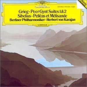 Herbert Von Karajan / 그리그 : 페르귄트 조곡 1-2번, 시벨리우스 : 펠레아스와 멜리장드 (Grieg : Peer Gynt Suites No.1 Op.46, No.2, Op.55 , Sibelius : Pelleas et Melisande, Op.46) (DG0105)