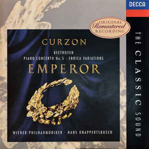 Cifford Curzon, Hans Knappertsbusch / 베토벤: 피아노 협주곡 5번 `황제`, 외. (Beethoven: Piano Concerto No.5 In E Flat Major Op.73 &#039;Emperor&#039;, etc.) (DD4389/프로모션)