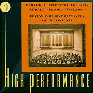 Erich Leinsdorf / 바르톡 : 관현악을 위한 협주곡 &amp; 코다이 : 피콕 변주곡 (Bartok: Concerto for Orchestra &amp; Kodaly: Peacock Variations) (수입/09026633092)