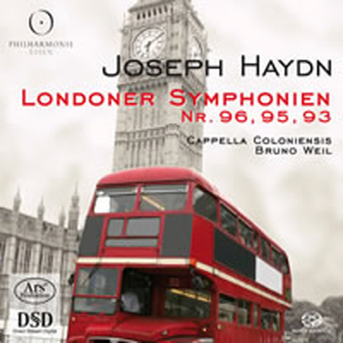 [SACD] Bruno Weil / 하이든 : 런던 교향곡 93, 95 &amp; 96번 (Haydn : Londoner Symphonien No.96, 95 &amp; 93) (SACD Hybrid+Bonus CD/수입/ARS38061)