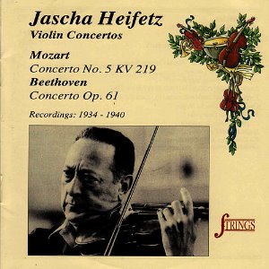 Jascha Heifetz / Mozart &amp; Beethoven : Violin Concertos (수입/미개봉/9936)