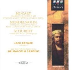 Sir Malcolm Sargent, Jack Brymer / Mozart, Mendelssohn, Schubert (수입/BBCRD9105)