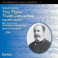 Philippe Graffin, Martyn Brabbins / 생상 : 바이올린 협주곡 1, 2, 3번 (Violin Concertos No.1 Op.20, No.2 Op.58, No.3 Op.61 - Romantic Violin Concerto Vol.1) (수입/CDA67074)