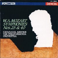 Emmanuel Krivine / Mozart : Symphonies Nos. 25 &amp; 40 (일본수입/CO76103)