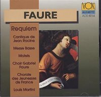 Louis Martini / Faure : Requiem, Messe Basse, Motets (수입/ACD8214)