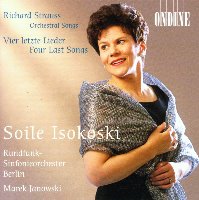 Soile Isokoski, Marek Janowski / R. 슈트라우스 : 관현악 가곡집 (R. Strauss : Orchestral Songs) (수입/ODE9822)