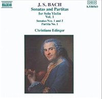 Christiane Edinger / Bach : Sonatas And Partitas For Solo Violin Vol.1 (수입/8550569)