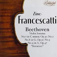 Zino Francescatti / 지노 프란체스카티 - 베토벤 : 바이올린 소나타 7, 8, 9번 &#039;크로이처&#039; (Zino Francescatti - Beethoven : Violin Sonata No.7, 8, 9 &#039;Kreutzer&#039;) (수입/미개봉/802102)