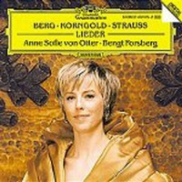 Anne Sofie Von Otter / 베르그, 코른골트, 슈트라우스 : 가곡집 (Berg, Korngold, Strauss : Lieder) (수입/4375152)