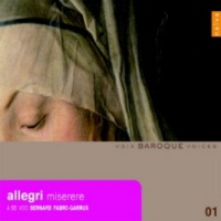 Bernard Fabre-Garrus, Ensemble a Sei Voci / 알레그리 : 미제레레, 미사 &amp; 모테트 (Allegri : Miserere, Mass &amp; Motets) (수입/E8909)