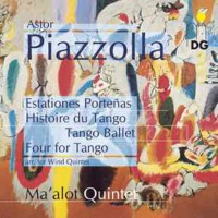 Ma&#039;Alot Quintet / 피아졸라 : 탱고 작품집 (목관 오중주 편곡반) (Piazzolla : Estaciones Portenas, Tango Ballet, Histoire Du Tango [arr. for Wind Quintet]) (수입/MDG34513922)