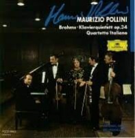 Maurizio Pollini, Quartetto Italiano / 브람스: 피아노 오중주 (Brahms : Piano Quintet Op.34) (일본수입/POCG9963)