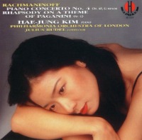 Hae-Jung Kim, Julius Rudel / Rachmaninoff : Piano Concerto No. 4 &amp; Rhapsody on a Theme of Paganini (수입/HE1035)