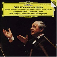 Pierre Boulez / 베베른 : 가곡과 합창, 5개의 소품 외 (Webern : Songs And Choruses, 5 Pieces, Etc) (수입/4377862)