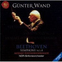 Gunter Wand / 베토벤 : 교향곡 4번, 모차르트 : 포스트호른 세레나데 (Beethoven : Symphony No.4, Mozart : Serenade No.9 &#039;Posthorn&#039; K.320) (수입/미개봉/74321897172)