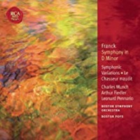 Charels Munch, Arthur Fieder / 프랑크 : 교향곡 D 단조, 교향적 변주곡 (Franck : Symphony in D Minor, Symphonic Variations) (수입/82876658332)