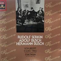 Rudolf Serkin, Adolf Busch, Hermann Busch / 슈베르트 : 피아노 삼중주 (Schubert : Piano Trio &amp; Fantasia) (일본수입/CE305216)