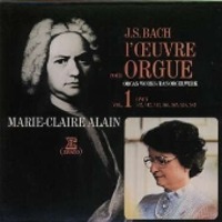 Marie-Claire Alain / Bach : Organ Works Vol. 1 (LP Sleeve/일본수입/WPCS10315/프로모션)