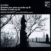 Melos Quartet, Karl Engel / Dvorak : Piano Quintet, String Quartet Noi. 9 (HMC901510)