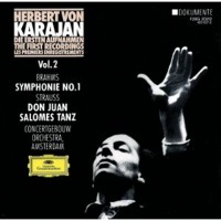 Herbert von Karajan / Brahms : Symphony No. 1 &amp; Strauss : Don Juan, Salomes Tanz (일본수입/F28G20212)