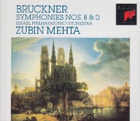 Zubin Mehta / 브루크너: 교향곡 8번 &amp; 0번 (Bruckner: Symphonies Nos.8 &amp; 0) (2CD/수입/S2K45864)