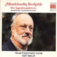 Kurt Masur / Mendelssohn : Die Jugendsymphonien (4CD Box Set/수입/0091432BC)