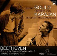 Glenn Gould, Herbert Von Karajan / 베토벤 : 피아노 협주곡 3번 &amp; 시벨리우스 : 교향곡 5번 (Beethoven : Piano Concerto No.3 &amp; Sibelius : Symphony No.5) (일본수입/DYCC10147)