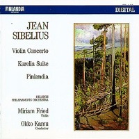 Miriam Fried, Okko Kamu / 시벨리우스 : 바이올린 협주곡, 카렐리아 모음곡, 핀란디아 (Sibelius : Violin Concerto Op.47, Karelia Suite Op.11, Finlandia Op.26) (일본수입/미개봉/프로모션/D30L5028)
