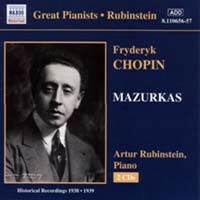 Artur Rubinstein / 쇼팽: 마주루카 (Chopin: Mazurkas) (2CD/수입/811065657)