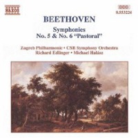 Michael Halasz, Richard Edlinger / 베토벤: 교향곡 5, 6번 &#039;전원&#039; (Beethoven: Symphonies Nos.5 &amp; 6 &#039;Pastrole&#039;) (수입/미개봉/8553224)