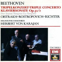 Herbert von Karajan, Sviatoslav Richter, David Oistrakh, Mstislav Rostropovich / 베토벤: 삼중 협주곡 (Beethoven: Triple Concerto) (수입/CDM7690322)