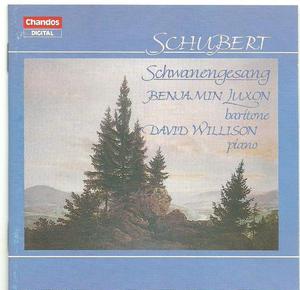 Benjamin Luxon &amp; David Willison / Schubert : Schwanengesang (수입/CHAN8721)