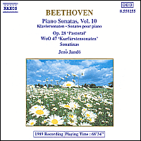 Jeno Jando / 베토벤 : 피아노 소나타 10집 - 15번 &#039;전원&#039;, 33-38번 (Beethoven : Piano Sonatas Vol.10 - No.15 &#039;Pastoral&#039;, Nos.33-38) (수입/8550255)