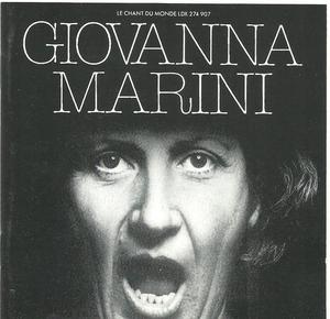 Giovanna Marini / Le Chant Du Monde (수입)