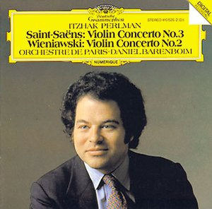 Itzhak Perlman, Daniel Barenboim / 생상 : 바이올린 협주곡 3번 Op.61, 비에니아프스키 : 바이올린 협주곡 2번 Op.22 (Saint-Saens : Violin Concerto No.3 Op.61, Wieniawski : Violin Concerto No.2 Op.22) (수입/4105262)