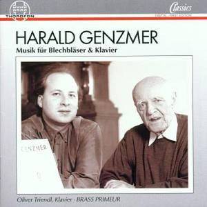 Brass Primeur, Oliver Triendl / Harald Genzmer : Musik fur Blechblaser &amp; Klavier (수입/CTH2427)